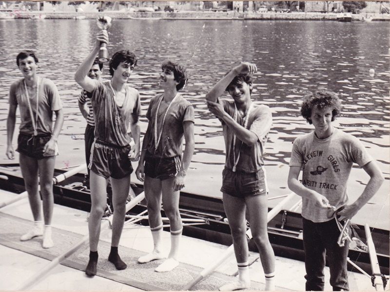 1983 Šibenik Banjanac Srećković Jeremić Milan četverac juniori zlato prvenstvo SFRJ